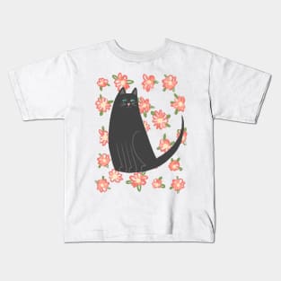 Flower Cat! Kids T-Shirt